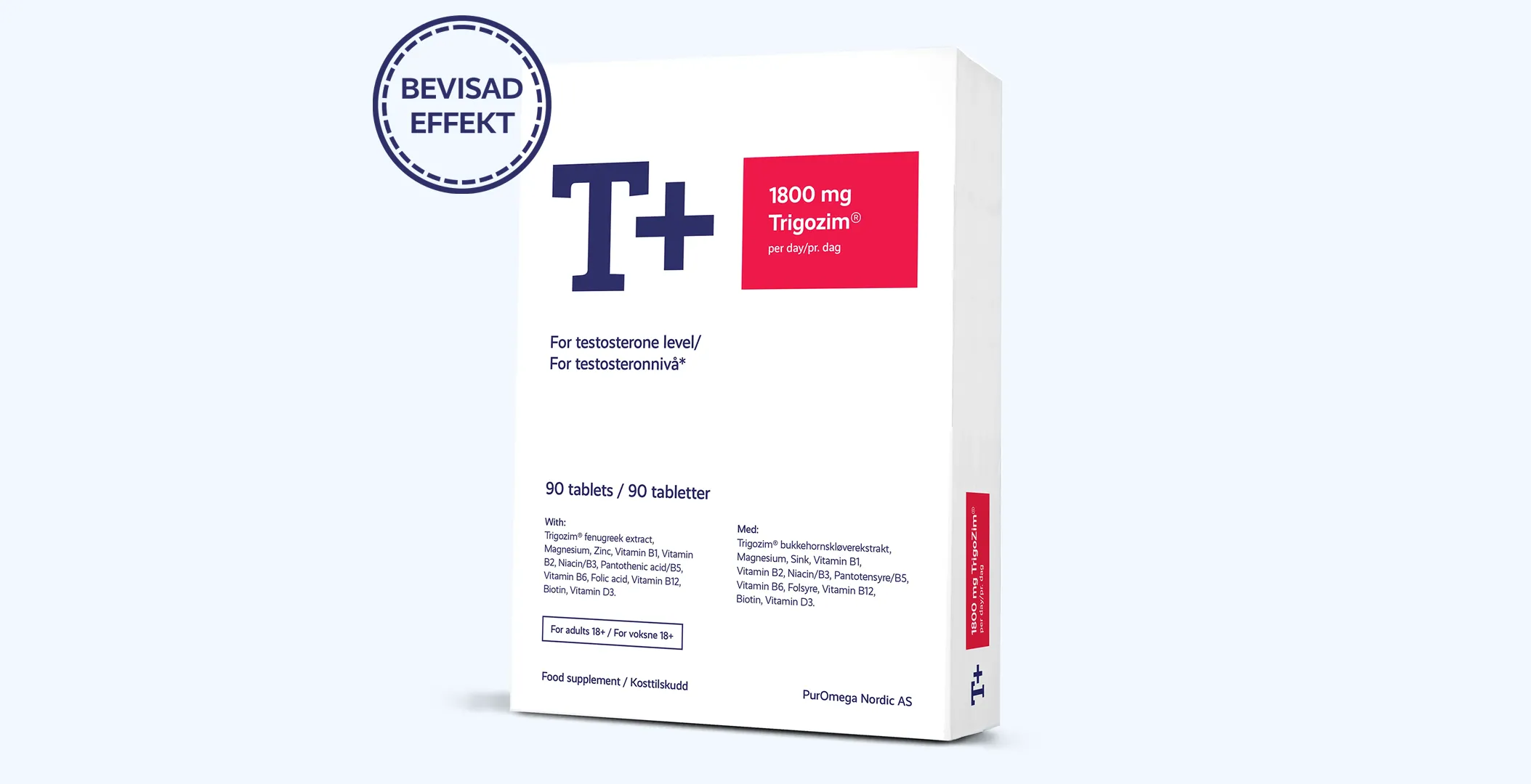 T+ 1800mg produktbox